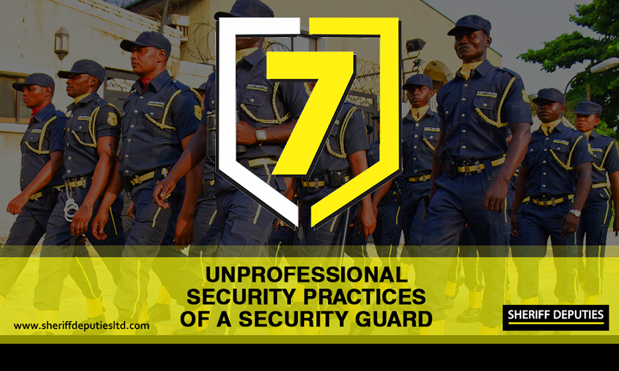 unprofessional security practices 1