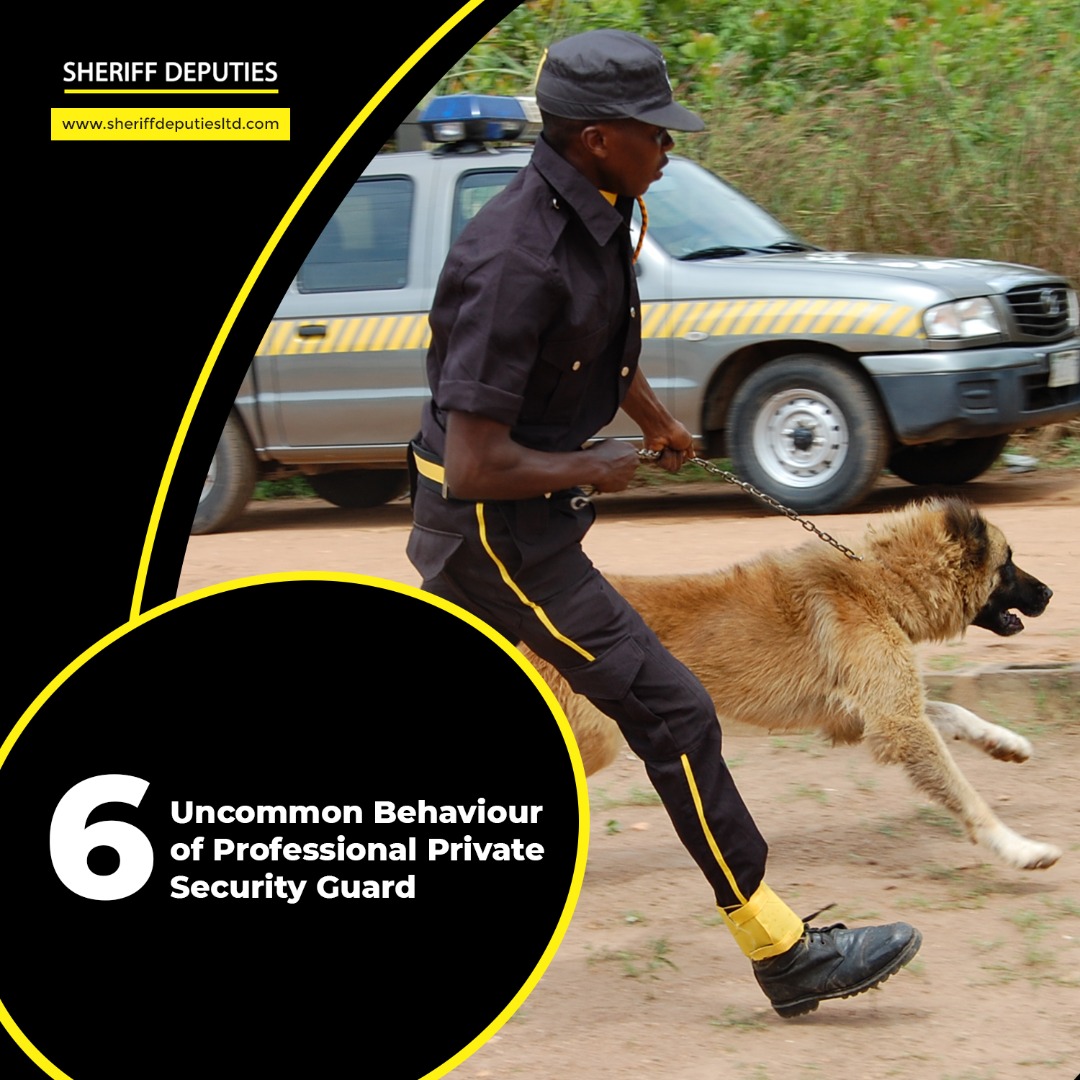 6 Uncommon Behaviours of Professional Private Security Guards