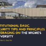 INSTITUTIONAL BASIC SECURITY TIPS AND PRINCIPLES LEVERAGING ON THE WIGWE’S UNIVERSITY